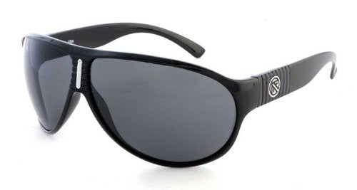 Filtrate Eyewear PRESET Sunglasses- Gloss Black with Grey Lenses 02