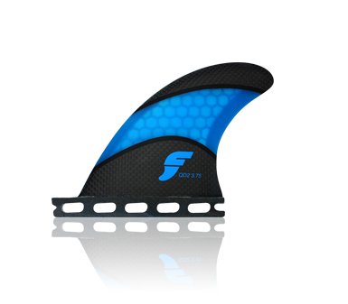 Futures QD2 3.75 Techflex Quad Rear Fin Pair - Blue