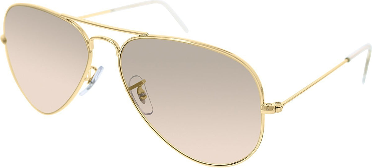 New Ray Ban Aviator RB3025 003/32 Silver/ Crystal Grey Gradient 55mm Sunglasses