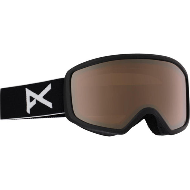 Anon Women's Deringer Goggle, Black/Silver Amber, One Size