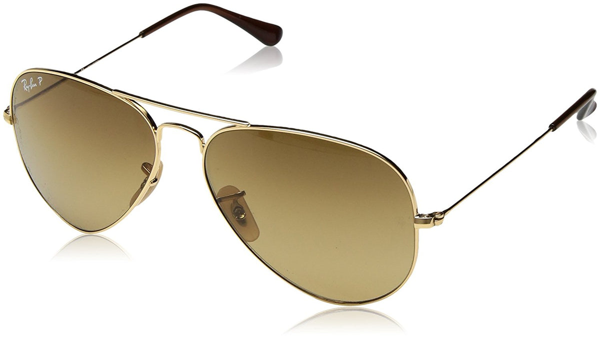 New Ray Ban Aviator RB3025 003/32 Silver/ Crystal Grey Gradient 55mm Sunglasses