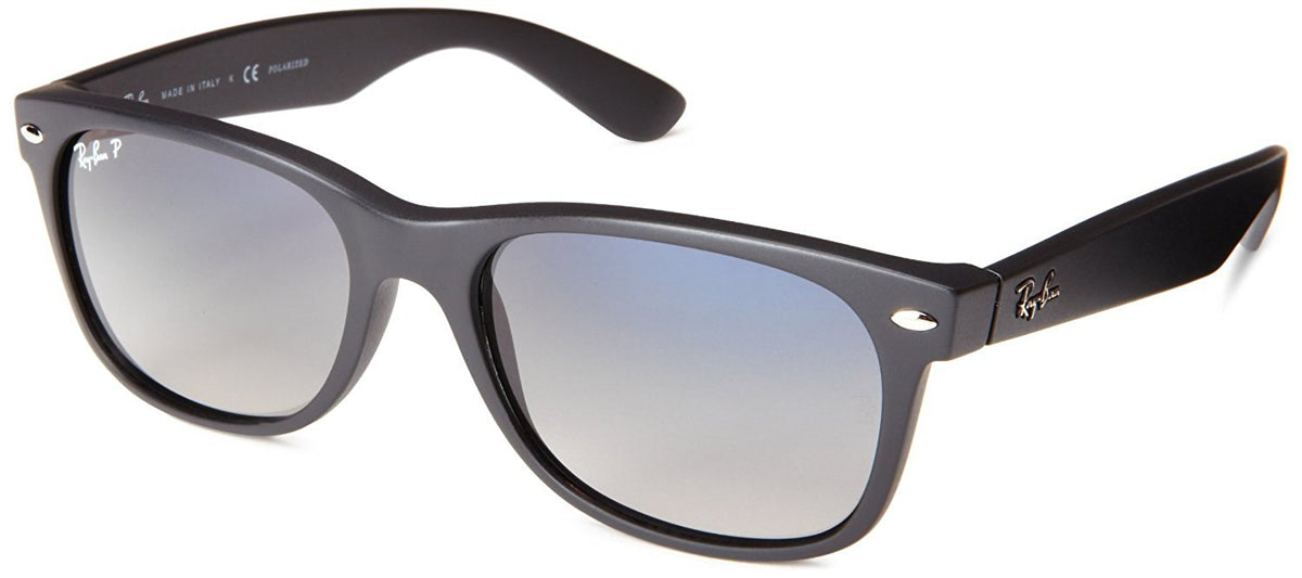 Ray-Ban NEW WAYFARER - BLACK Frame CRYSTAL GREEN Lenses 52mm Non-Polarized