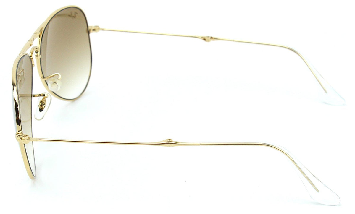 Ray-Ban RB3479 001/51 Folding Aviator Gold Frame / Light Brown Gradient Lens 58mm