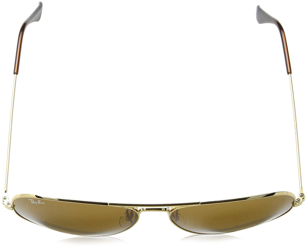 Ray-Ban Original Aviator Sunglasses (RB3025) Gold/Brown Metal - Non-Polarized - 62mm