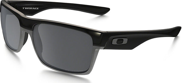 Oakley TwoFace Sunglasses Polished Black/Black Iridium, One Size