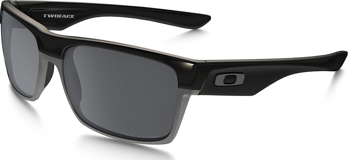 Oakley TwoFace Sunglasses Polished Black/Black Iridium, One Size