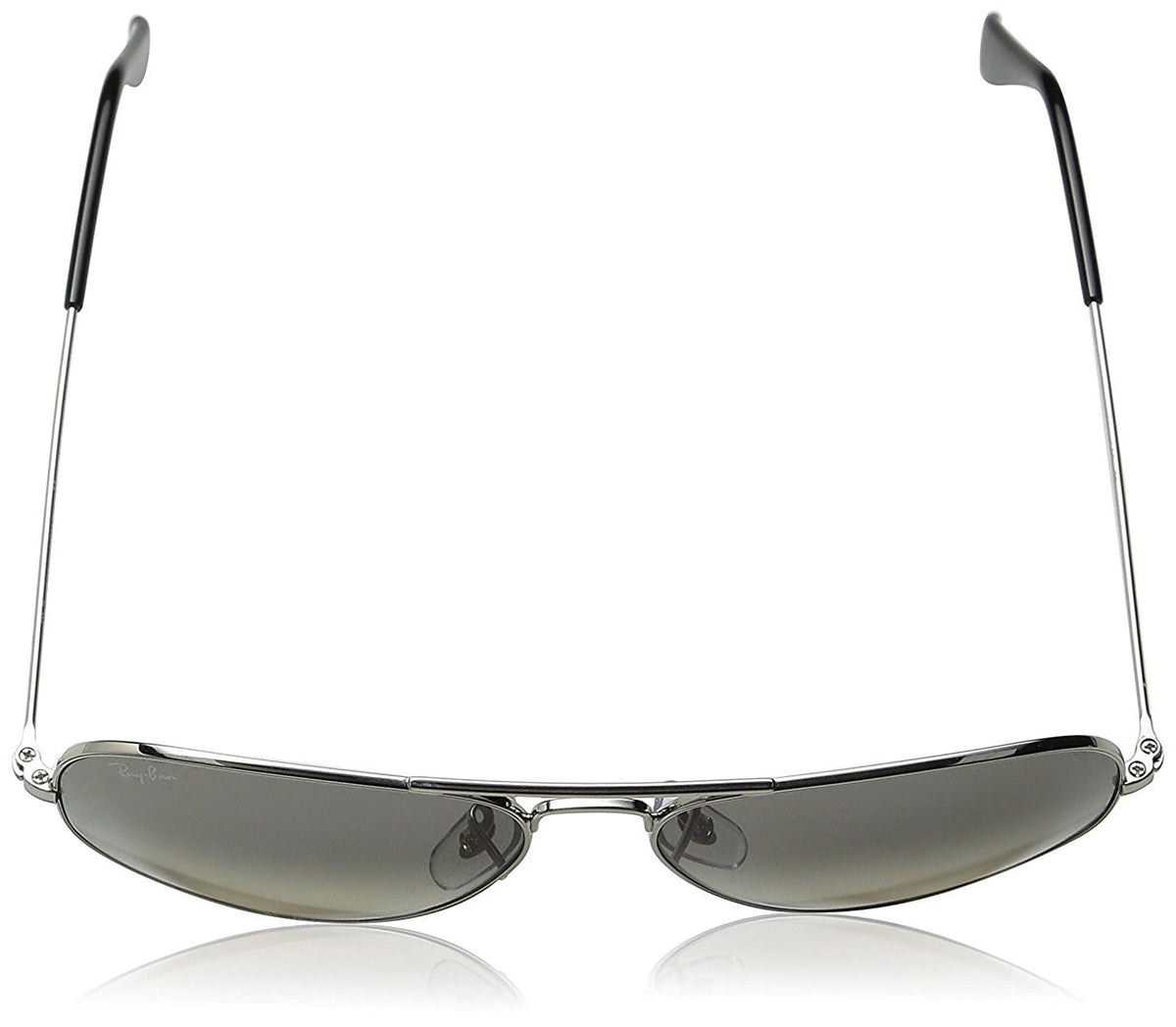 New Ray Ban Aviator RB3025 003/32 Silver/ Crystal Grey Gradient 55mm Sunglasses