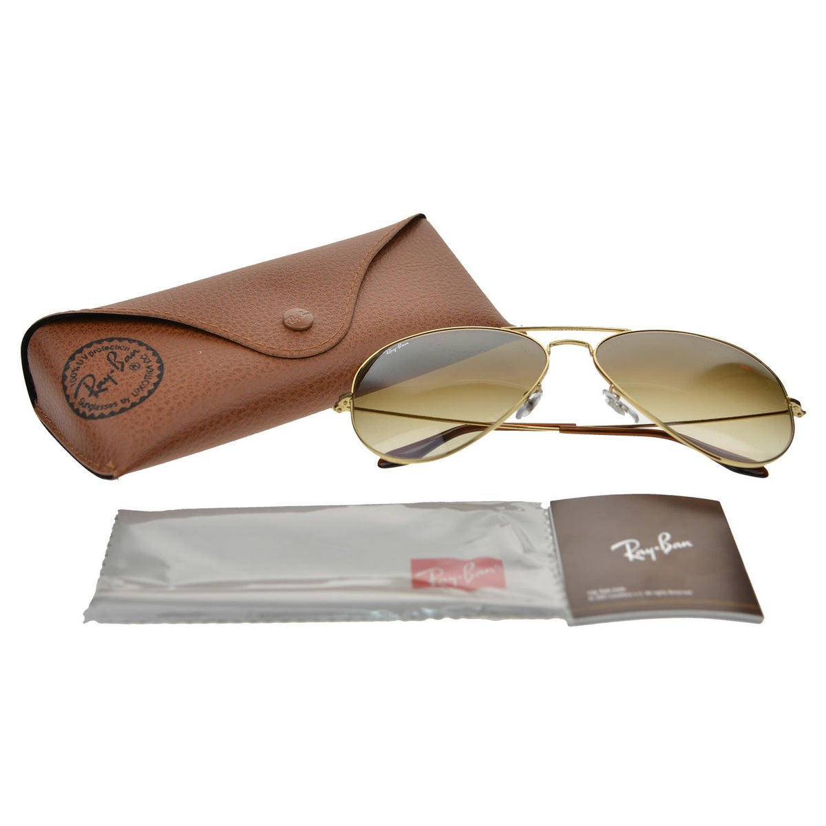 Ray-Ban RB3025 Aviator Metal Sunglasses