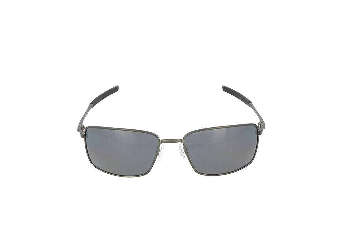 Oakley Square Wire OO4075 Polarized Iridium Rectangular Sunglasses
