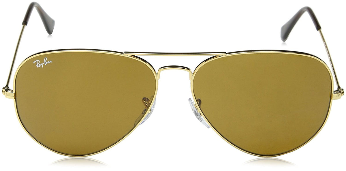 Ray-Ban Original Aviator Sunglasses (RB3025) Gold/Brown Metal - Non-Polarized - 62mm