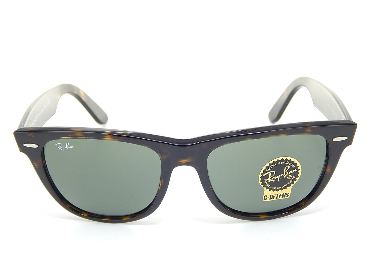 New Ray Ban Orginal Wayfarer RB2140 902 Tortoise/G-15 XLT 54mm Sunglasses