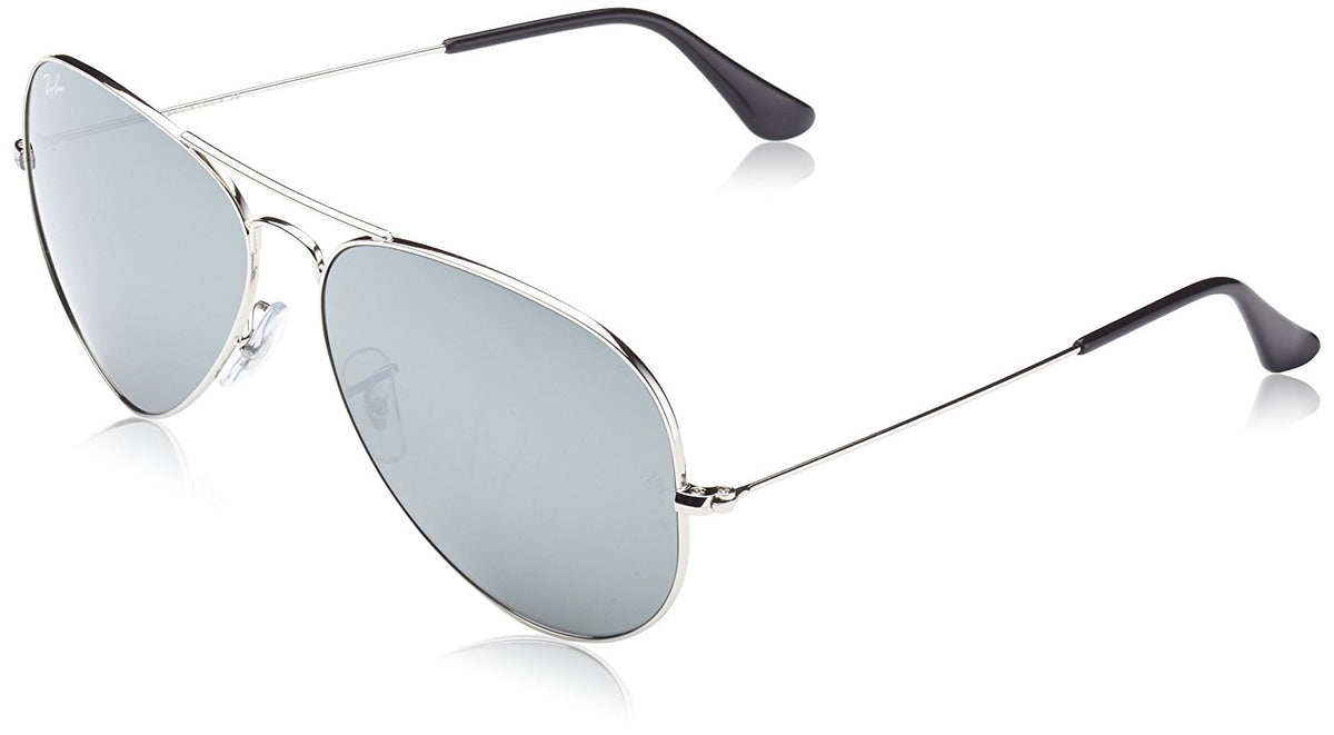 New Ray Ban Aviator RB3025 003/32 Silver/ Crystal Grey Gradient 55mm Sunglasses