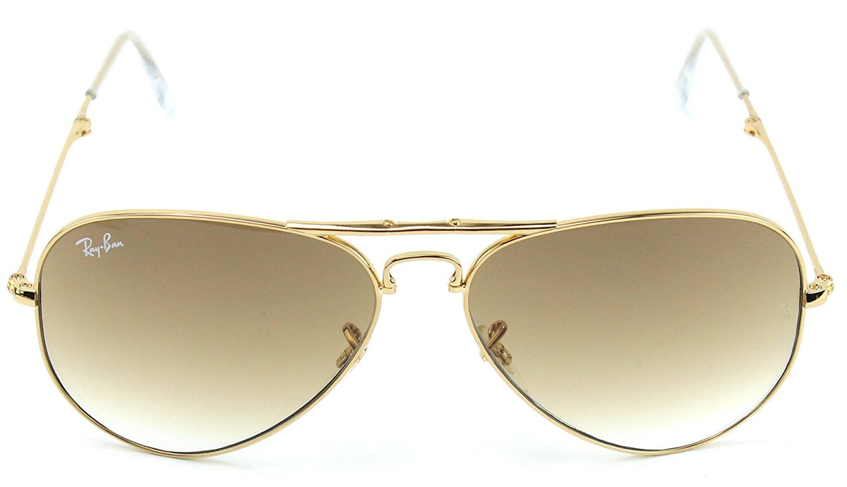 Ray-Ban RB3479 001/51 Folding Aviator Gold Frame / Light Brown Gradient Lens 58mm