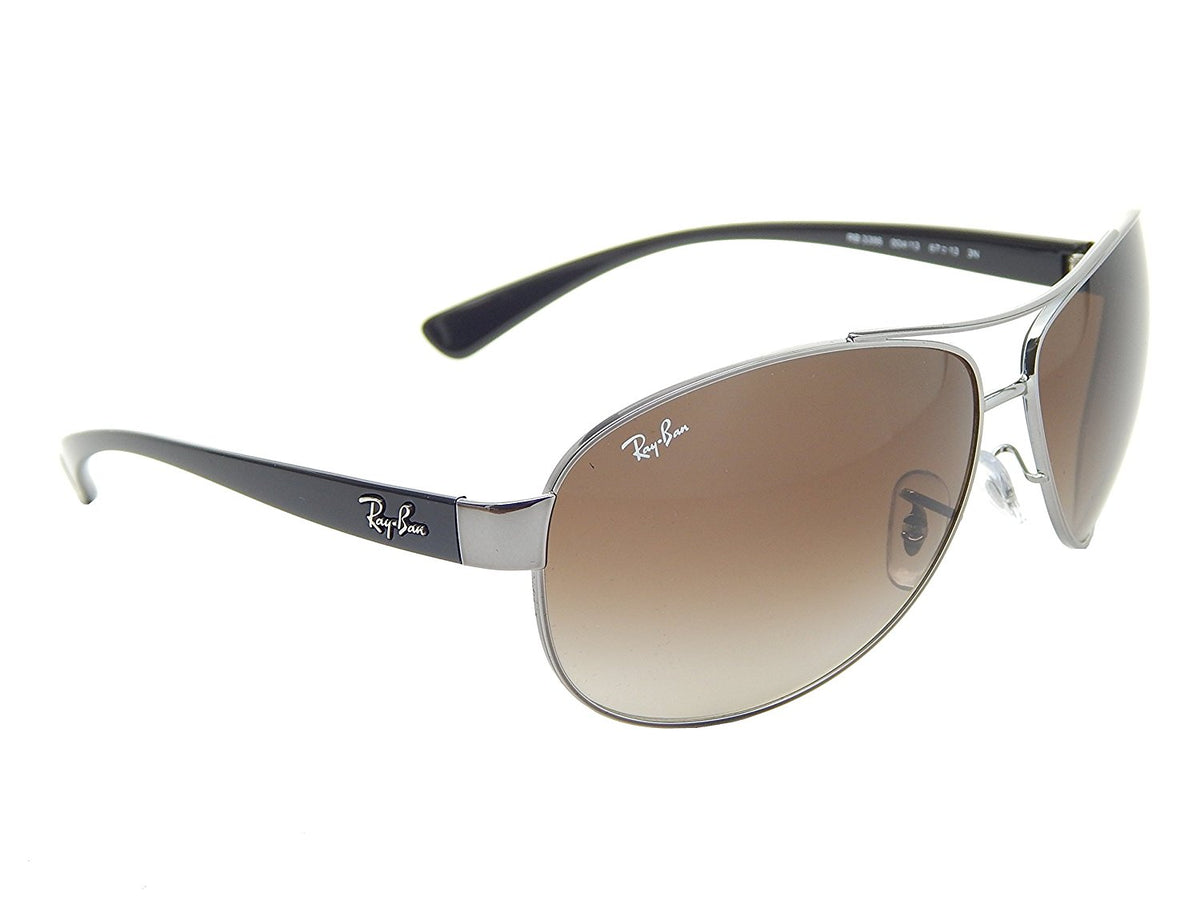 Ray Ban RB3386 004/13 Gunmetal/ Brown Gradient 67mm Sunglasses