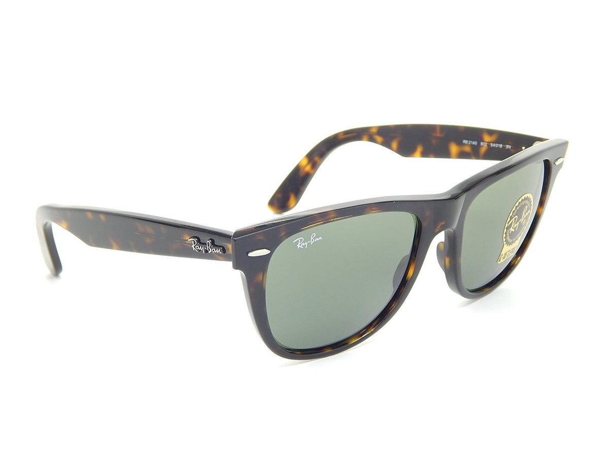 New Ray Ban Orginal Wayfarer RB2140 902 Tortoise/G-15 XLT 54mm Sunglasses