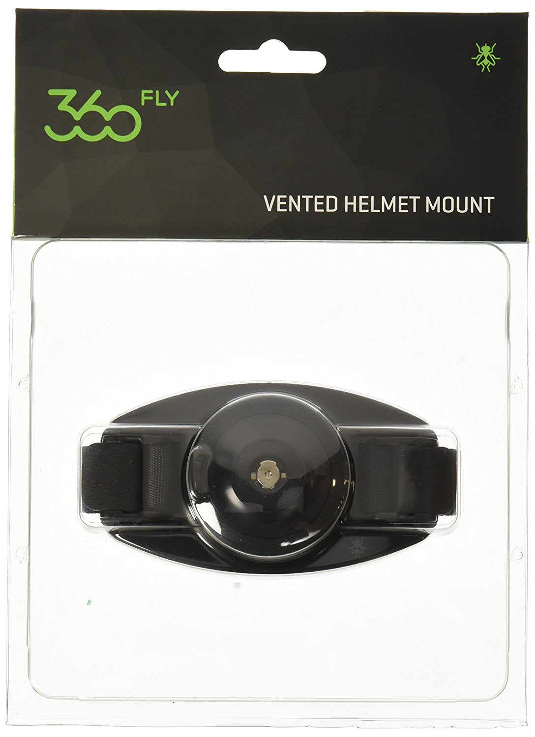 360fly Vented Helmet Mount - Black (VHMBLK)