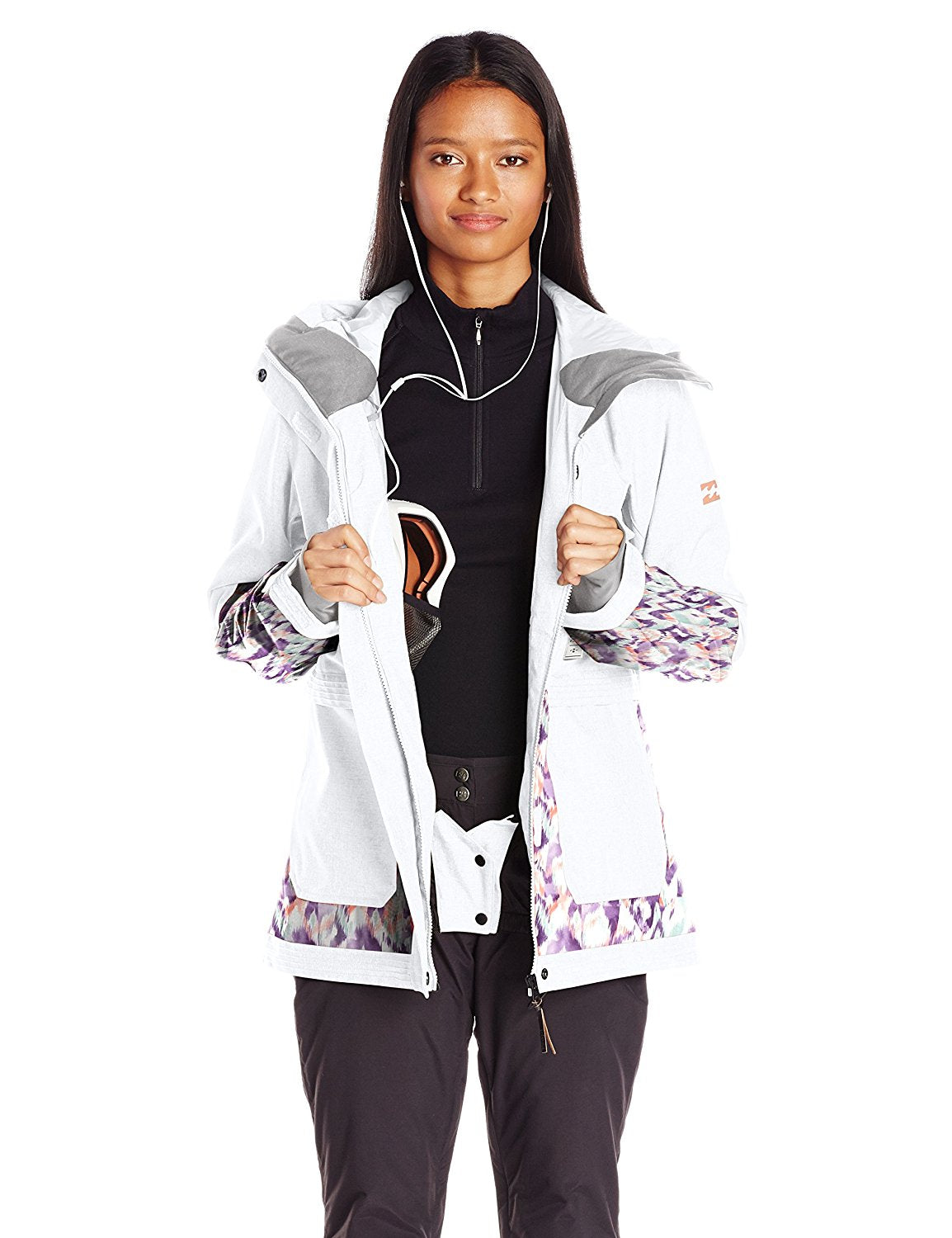 Billabong Women's Koko Snow Jacket, Bright White, L