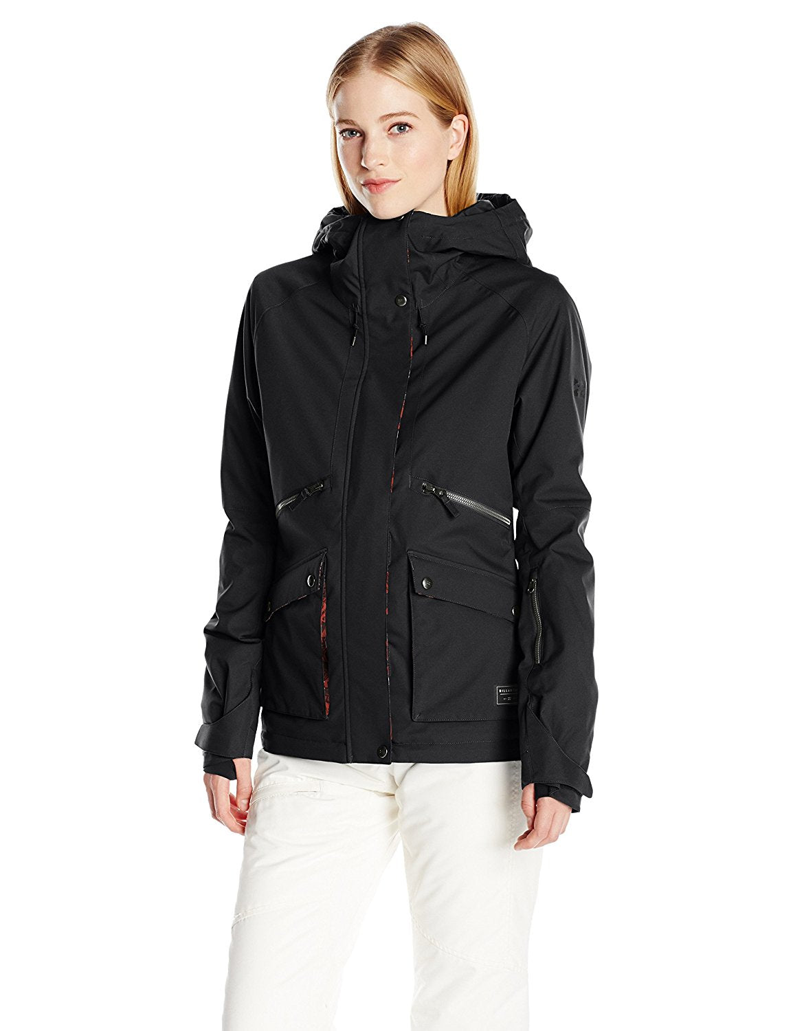 Billabong Junior's Miki Snow Jacket, Black, L